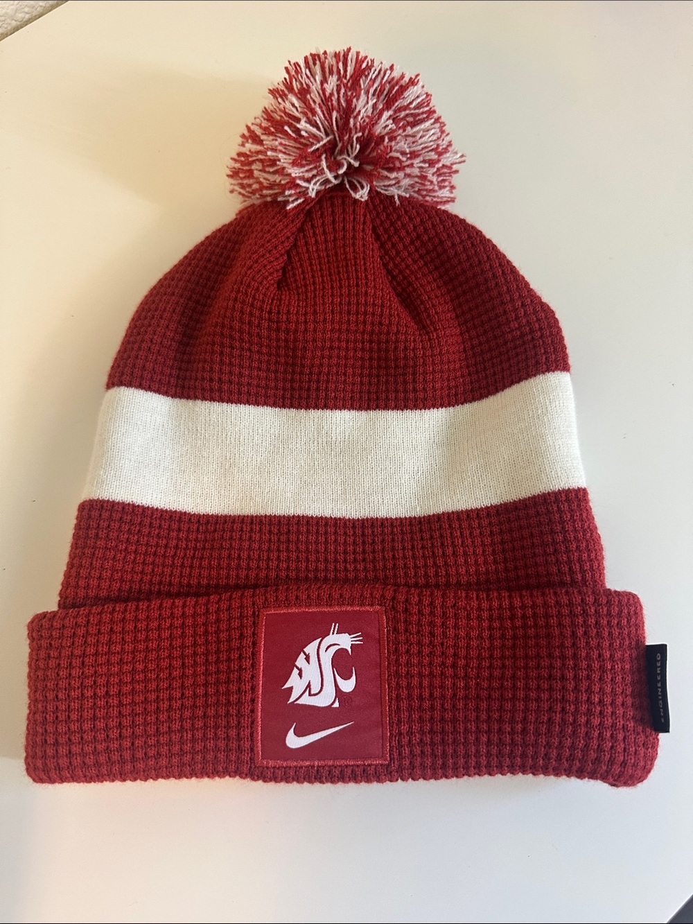 WSU Cougars + Nike Knot Beanie with Pom